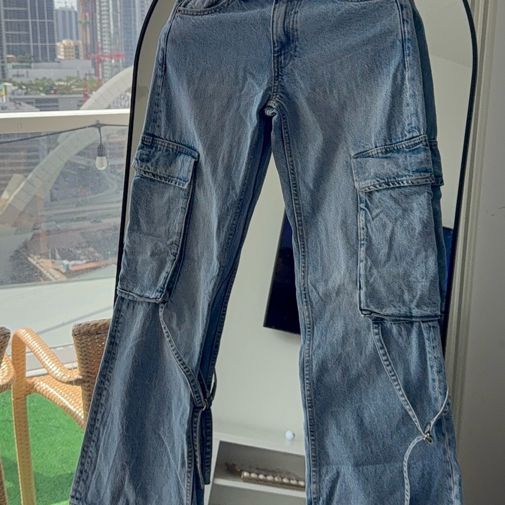 Zara Women's Blue Denim Overalls - Picture 4 of 10